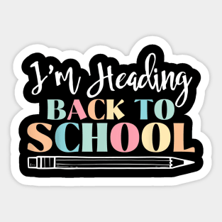 Pre-K School Year Student Back To School Sticker